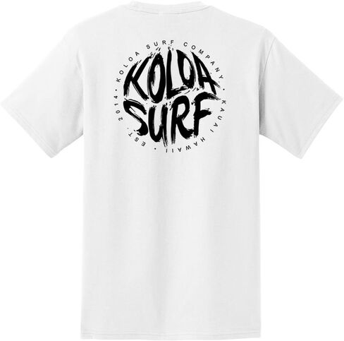 Koloa Surf Brush Logo Pocket Tees in Regular, Big & Tall in Saudi Arabia