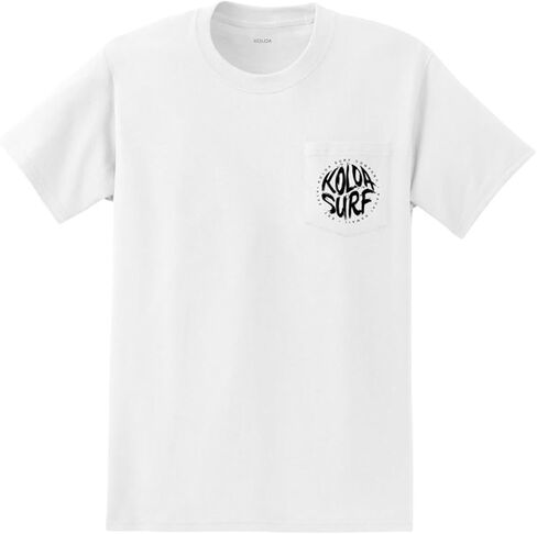 Koloa Surf Brush Logo Pocket Tees in Regular, Big & Tall in Saudi Arabia
