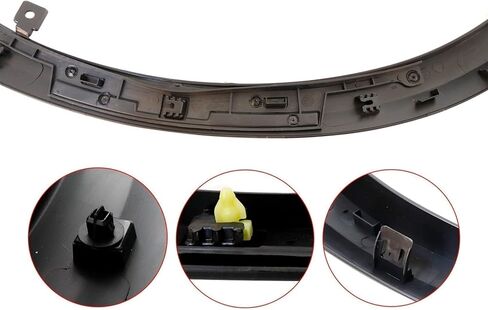 FZJDSD Black Front Right Side Fender Flares Molding Trim 638605NA0A Compatible with Infiniti QX50 2019-2023 in Saudi Arabia
