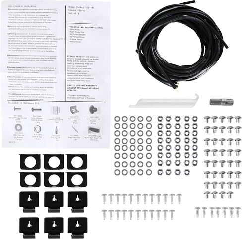 توليف المواصفات D 4pc الأمامية + النمط الخشبي الخلفي ، Fender Fender Tlares متوافق مع 1994-2001 Dodge RAM 1500 2500 3500 in Saudi Arabia