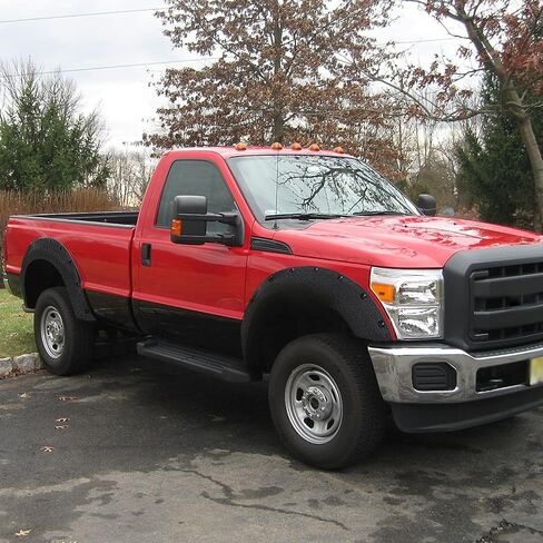 المواصفات توليف 4pc الأمامية + الخلفية الوعرة الحاجز الجيب Fender Fender متوافق مع 2011-2016 Ford F250 F350 Super Duty in Saudi Arabia