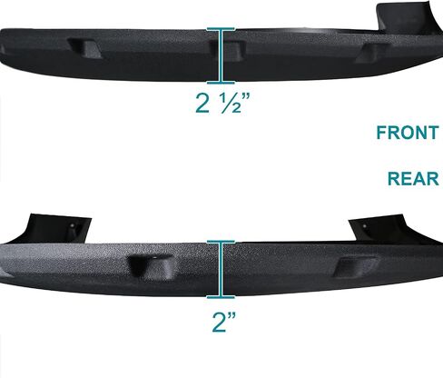 المواصفات توليف 4pc الأمامية + الخلفية الوعرة الحاجز الجيب Fender Fender متوافق مع 2011-2016 Ford F250 F350 Super Duty in Saudi Arabia