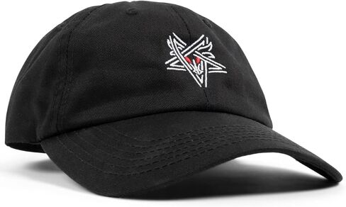 قبعة Thrasher Gonz Logo Old Timer Strapback، أسود/برتقالي، مقاس واحد in Kuwait