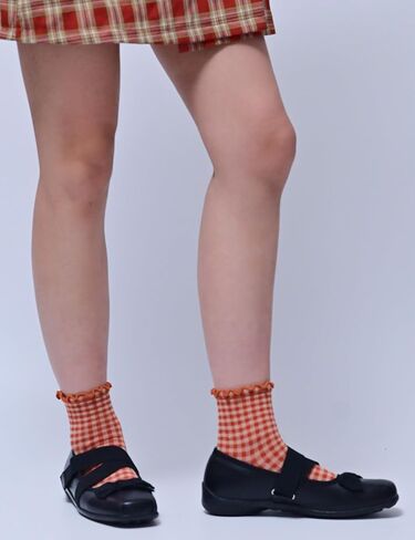 Womens Ruffle Coled Socks Cute Cotton Crew Sock ، هدية للنساء والفتيات (حجم 5-9) in Kuwait