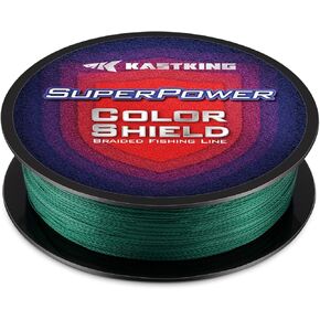 KastKing Superpower ColorShield Braided Fishing Line, Completely Colorfast in Kuwait