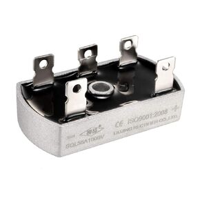 uxcell SQL 35A 1000V Three Phase Bridge Rectifier Half-Wave Gray