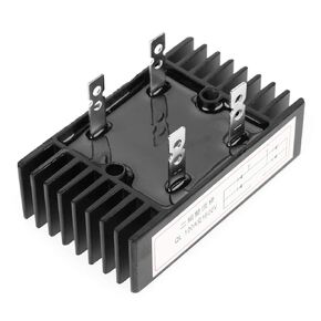 Bridge Rectifier, 2-Phase Diode Bridge Rectifier 100A 1600V Full Wave Silicon Diodes Bridge Rectifier Diode High Power with Heat Sink