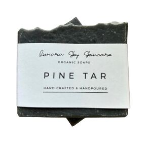 PINE TAR | Activated Charcoal | Avocado Butter | Handmade Soap | Artisan Soap | Made with Natural Ingredients | Gentle Soap – For All Skin Types