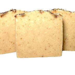 "Honey Child" 3 Count - 6 oz Oatmeal Milk Honey Exfoliating Soap Bar
