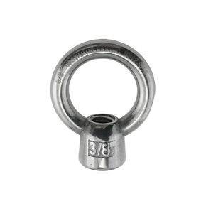 US STAINLESS Stainless Steel 316 Lifting Eye Nut 3/8" UNC Marine Grade