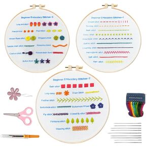 Embroidery Kit for Beginners Adults Cross Stitch Kits Punch Needle Beginner Needlepoint Kits Hobbies for Women & Kids
