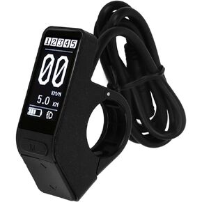 Alomejor Electric Bike LCD Display, Waterproof SW102 Display Control Panel for Bafang BBS01 BBS02 BBSHD Mid Motor