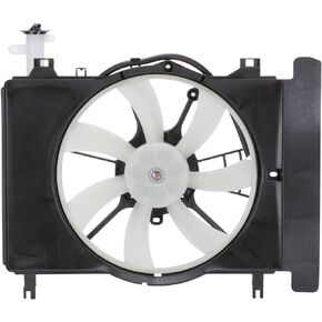 TYC 621620 Cooling Fan Assembly Compatible with 2007-2019 Toyota Yaris , Black