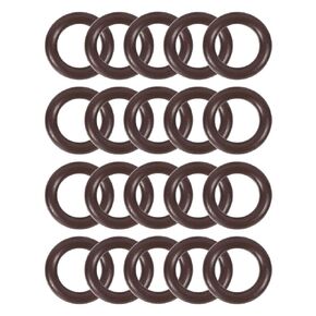 uxcell Fluorine Rubber O-Rings 14mm OD 9.2mm ID 2.4mm Width, Metric FKM Sealing Gasket, Pack of 20
