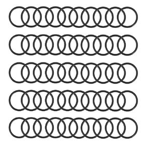 [50 Pcs] Nitrile Rubber O-Rings 24mm OD 20mm ID 2mm Width, Metric Buna-N Sealing Gasket for Pressure Washer, Filter, Pump, Plumbing, Water Hose, air Pipe, Gauges, Automotive, Machine