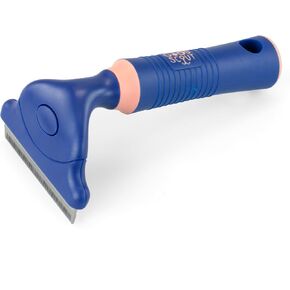 Good Scout 2-Piece Deshedding Tool Set with Comb & Soft Bristle Brush, Best Deshedding Tool for Dogs & Cats, Gentle, Safe & Effective Grooming Tool for Short or Long Haired Animals in Kuwait