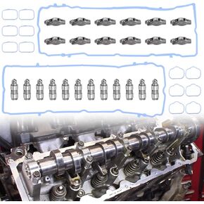 5184296AH مجموعة حشية صمامات أذرع الروك 5184332AA لـ 13-16 دودج تشارجر رام 1500 كرايسلر 200 300 جيب جراند شيروكي 3.6 لتر محرك 12 قطعة in Kuwait