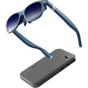 One Dock Pack: XR/AR Glasses & Mobile Dock, Compatible with Nintendo Switch, Switch OLED, Handhelds, Fire TV, Chromecast, Direct Play on PS/Xbox | Co-op & Movie Sharing | 13000mAh (Matte Blue) in Kuwait