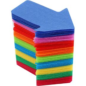 63 Pieces Arrow Carpet Markers for Classroom, Social Distancing and Wait Line Up Flexible Group Activity Game (6 Inches)
