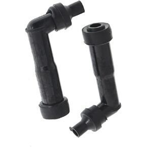 2 Packs Spark Plug Boot Cap Cover Resistor 120 Degree ATV Motorcycle