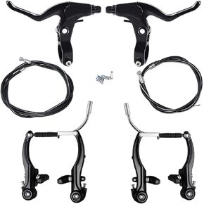 أذرع الفرامل الأمامية والخلفية للدراجة، كابلات الفرامل، طقم فرامل على شكل حرف V، مجموعة فرامل على شكل حرف V للدراجة in Kuwait