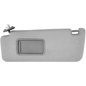 Driver Side Left Sun Visor with Vanity Light Compatible with Toyota 4Runner 2010-2023 Direct Replacement 74320-35A91-B1 74320-35A91（Gray）