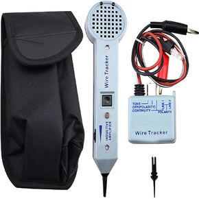 Tone Generator Kit -Wire Tracer Circuit Tester Line Finder,200EP High Accuracy Cable Tester, Inductive Amplifier, Probe Kit with Adjustable Volume for Network Cable Collation