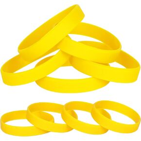 Silicone Elastic Wristbands Blank Rubber Wrist bands Bracelets Sports Bulk for men women