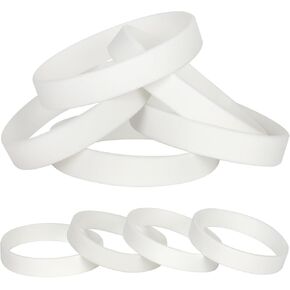 Silicone Elastic Wristbands Blank Rubber Wrist bands Bracelets Sports Bulk for men women