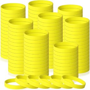 150 PCs Rubber Silicone Bracelets, Bracelets Rubber Wristband Sports for Sports Teams Party, Solid Color Silicone Wristbands Gifts Supplies for Gifts Supplies Adults Kids(Green,150)