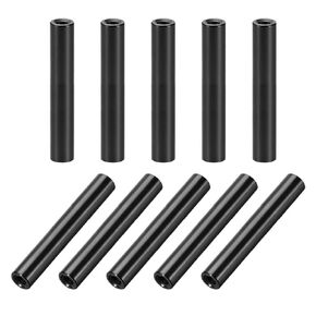 Uxcell 10 قطعة M3x30mm عمود المواجهة الألومنيوم المستدير فاصل أنثى للطائرة بدون طيار FPV كوادكوبتر سباق RC أجزاء متعددة الدوارات لتقوم بها بنفسك