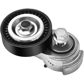 A-Premium Belt Tensioner Assembly with Pulley Compatible with Chevrolet Camaro Corvette & Pontiac Firebird GTO & Cadillac CTS & Saturn Sky, Replace# 12555425