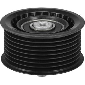 uxcell Drive Belt Tensioner Assembly Accessory Idler Pulley No.11287559889 for BMW X6 2008-2011 Black Metal
