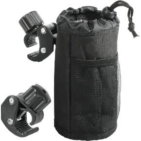 Bicycle Water Bottle Holder,Motorcycle Cup Holder with Alligator Clip,ATV Water Bottle Holder,Oxford Fabric with Mesh Bag,Car Accessories Bicycle Accessories for Motorcycle UTV, ATV,Camper