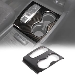 Gear Shift Panel Cover Trim for Honda Pilot 2016-2022/ Ridgeline 2020-2023/ Passport 2019-2023, ABS Automotive Center Consoles Cup Holder Cover Protector Sticker Accessories (Matt Black)