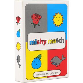 Mishy Match The Hardest Easy Game Ever - Mensa Award Winning Hilarious Party Game - Card Games for Adults and Teens - Unique Gift for Teens and Adults