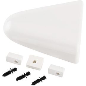 for Sea Ray Side Vent Clamshell Ventilation Cover 7-3/8 x 6-5/8 Medium Clam Shell Sea Ray Side Hull Vent with Push in Tree Studs (#957175)