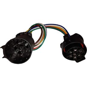 Precision Upfit 7 way extension Adapter harness 18" USCAR TRUCK HITCH UPFITTER