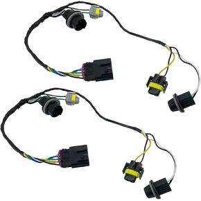 2pcs Headlight Wiring Harness Headlamp Socket Wire Compatible with 2008-2012 Chevy Malibu Replace 15930264 645-539