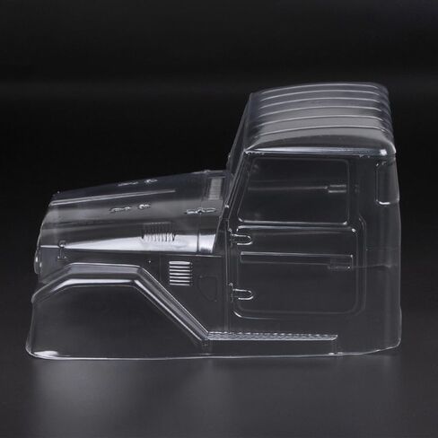 هيكل شفاف لسيارة زاحفة RC 1/10، 1965 Toyota FJ40 Truck Cab PC هيكل شفاف مناسب لـ 1/10 RC Crawler Axial SCX10 TRX4 YIKONG 4102 RGT 86100 Redcat GEN8 DIY in Kuwait