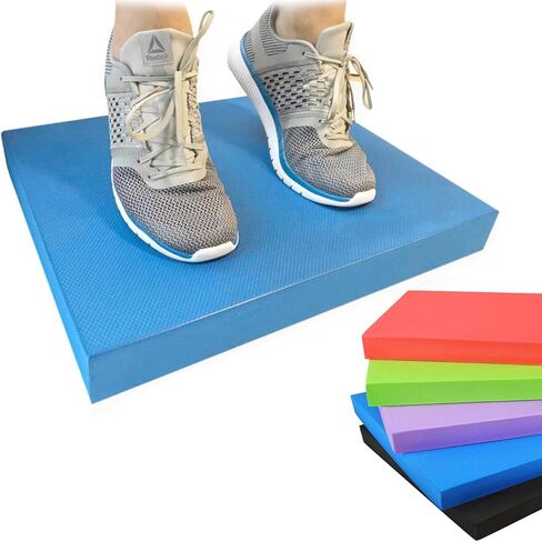 FITNESS MANIAC Balance Pad, X Large Balance Trainer for Stability - Balance Board for Rehab, Foam Mat for Physical Therapy, Kneeling Pad Foam Padding Thick Cushion 19.75" X 15.75" in Saudi Arabia