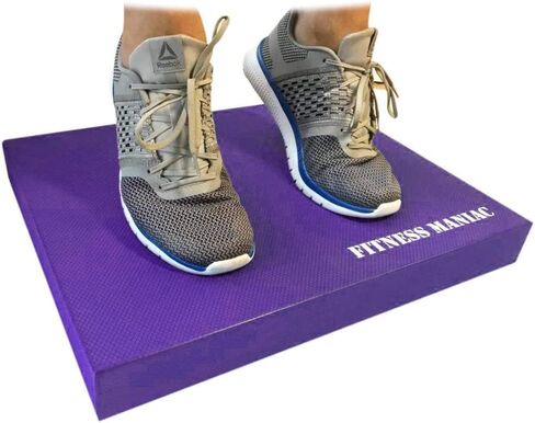 FITNESS MANIAC Balance Pad, X Large Balance Trainer for Stability - Balance Board for Rehab, Foam Mat for Physical Therapy, Kneeling Pad Foam Padding Thick Cushion 19.75" X 15.75" in Saudi Arabia