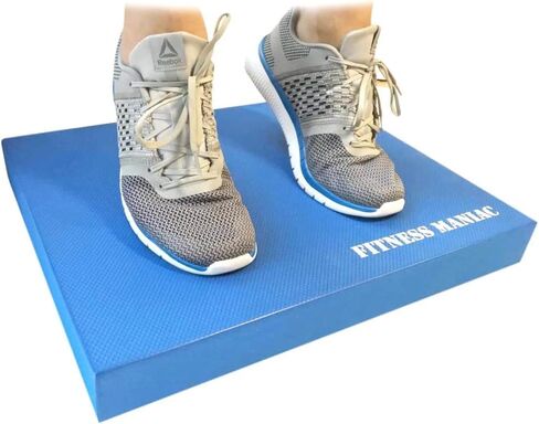 FITNESS MANIAC Balance Pad, X Large Balance Trainer for Stability - Balance Board for Rehab, Foam Mat for Physical Therapy, Kneeling Pad Foam Padding Thick Cushion 19.75" X 15.75" in Saudi Arabia