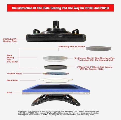 آلات الضغط الحراري، لوحة الضغط الحراري ذات الجانب المزدوج 3.7/5.1 بوصة ملحقات آلة الختم الساخن in Kuwait