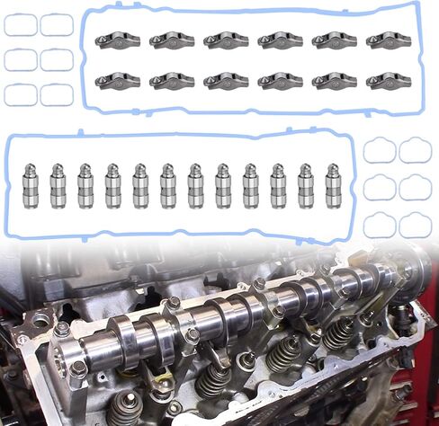 5184296AH مجموعة حشية صمامات أذرع الروك 5184332AA لـ 13-16 دودج تشارجر رام 1500 كرايسلر 200 300 جيب جراند شيروكي 3.6 لتر محرك 12 قطعة in Kuwait