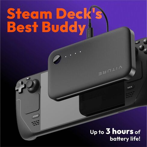 One Dock Pack: XR/AR Glasses & Mobile Dock, Compatible with Nintendo Switch, Switch OLED, Handhelds, Fire TV, Chromecast, Direct Play on PS/Xbox | Co-op & Movie Sharing | 13000mAh (Matte Blue) in Kuwait