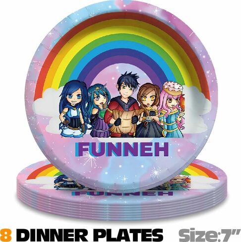 مجموعة أدوات تزيين حفلات أعياد الميلاد من Funneh Krew لافتة للأطفال لتزيين الكيك in Kuwait