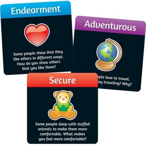 Really Good Stuff Social Skills Discussion Cards - Set of 20 Conversation Cards for Kids - Social Emotional Learning Activities for Understanding Social Rules and Developing Essential Social Skills in Saudi Arabia
