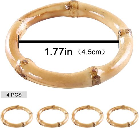 مجموعة حلقات مناديل خشبية من الخيزران مكونة من 8 قطع، حلقات حامل مناديل دائرية مصنوعة يدويًا من الخيزران الأصلي لتزيين الطاولة لحفلات الزفاف، وعيد الحب، والولائم، والكريسماس، وأعياد الميلاد، وعيد الشكر in Kuwait