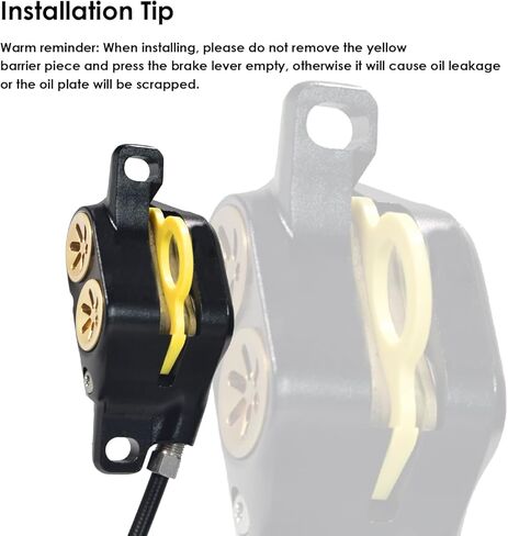 مجموعة فرامل قرصية هيدروليكية بأربعة مكابس للدراجات الجبلية، طقم فرامل قرصية للدراجة مع دوارات قرصية عائمة 180 مم، أمامي يسار 1000 مم خلفي أيمن 1800 مم طقم فرامل قرص هيدروليكي MTB مع قوة فرامل قصوى 610 نيوتن متر in Kuwait